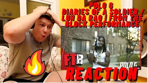 IRISH REACTION Polo G - Diaries Of A Soldier / Luh Da Raq | From The Block Performance 🎙(Chicago)