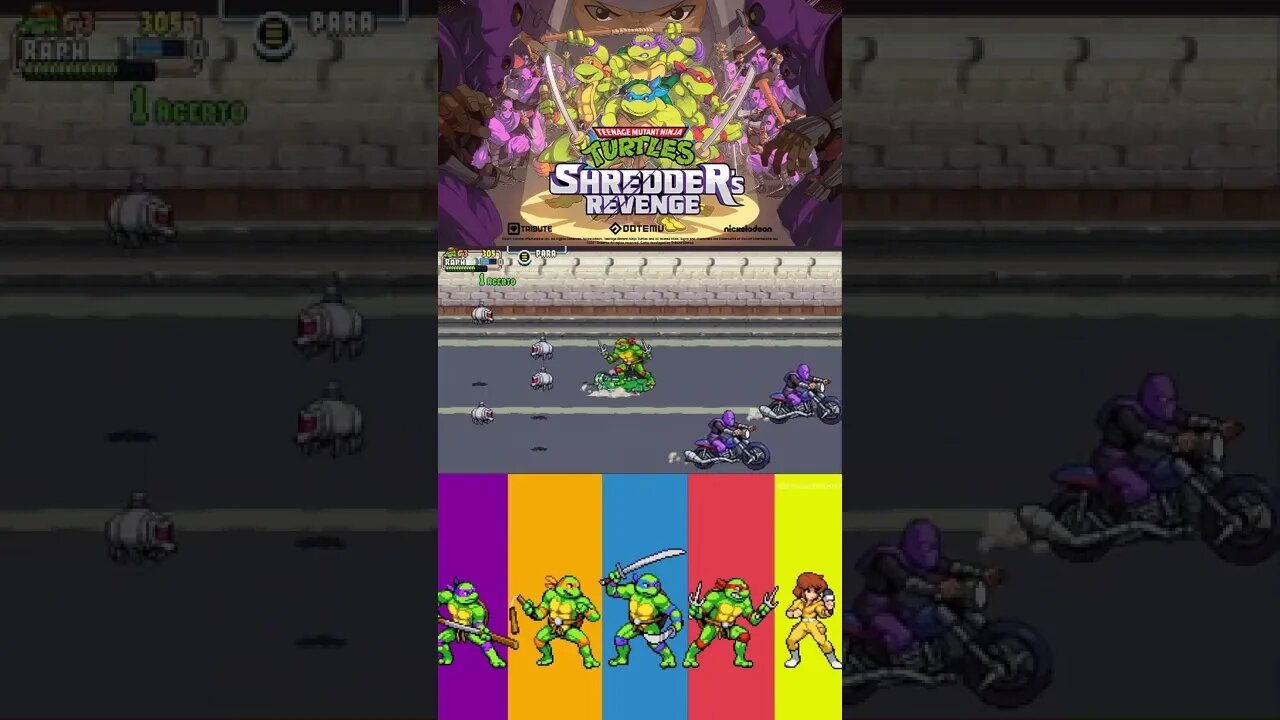 ✅TARTARUGAS NINJAS CORTES #15 - FASE 3