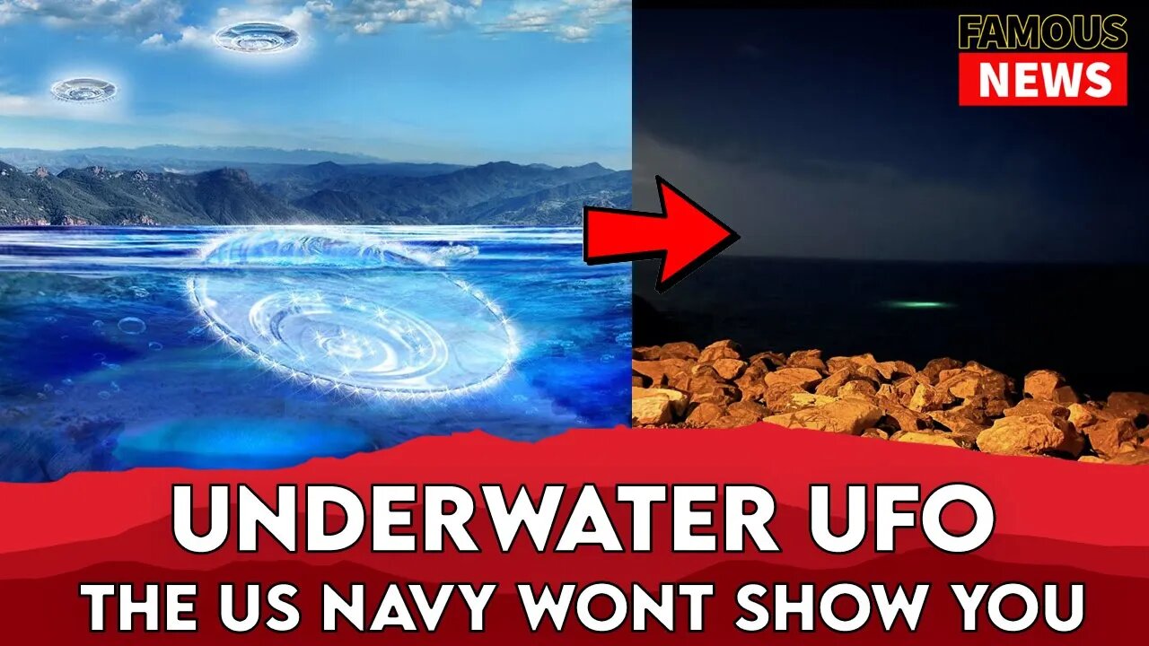 Underwater UFO Spotted By The US Navy & We Have The Footage | Famous News