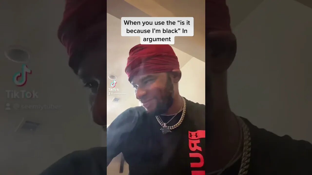 When you use "is it because I'm black in a argument" #seemlytuber #reels #tikok #trending #shorts
