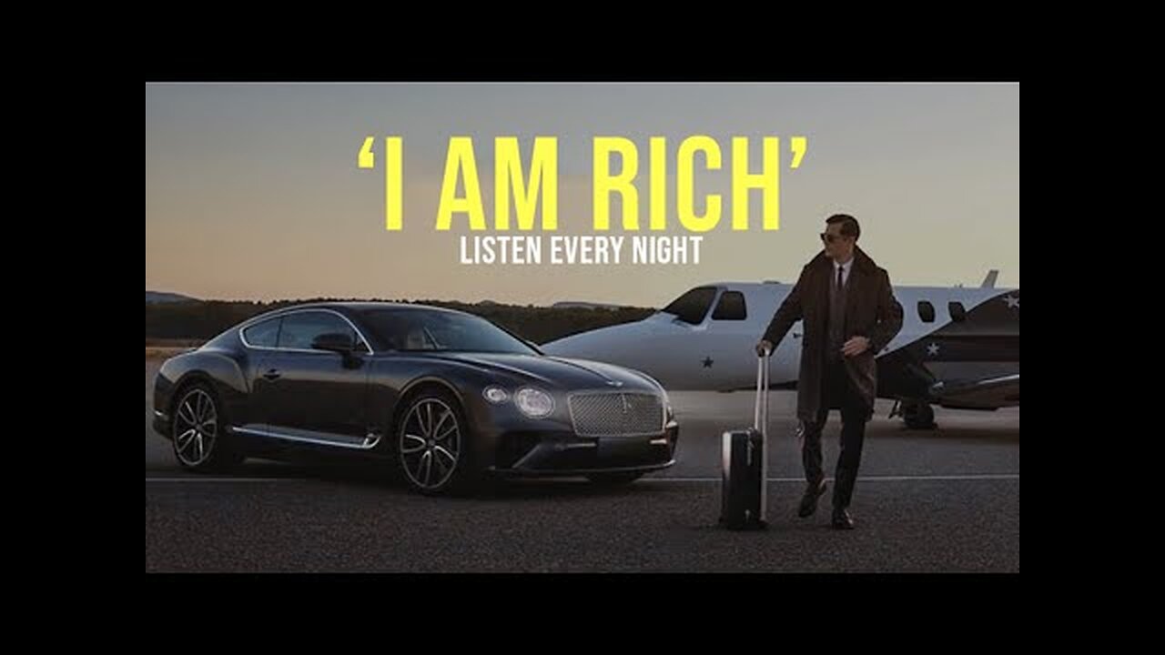 'I AM RICH' | Money Affirmations | Listen Before You Sleep!