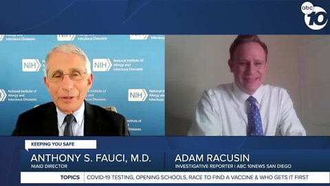 ABC 10NEWS Interview with Dr. Anthony Fauci