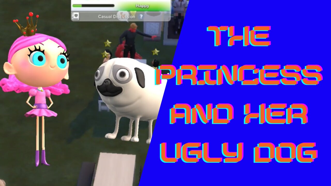 the Princess and her Ugly dog #Sims 4 #Shorts