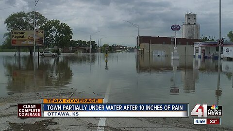 Ottawa partially underwater after 10 inches of rain