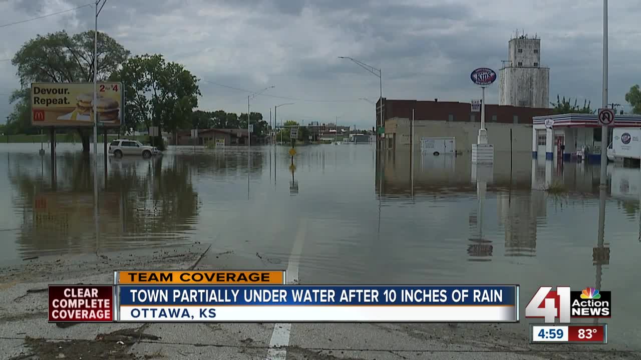 Ottawa partially underwater after 10 inches of rain