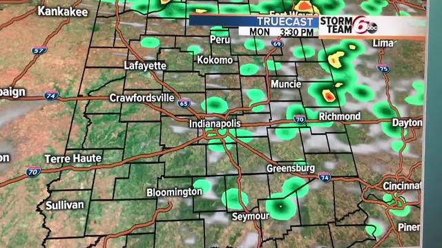 Spotty Afternoon Showers