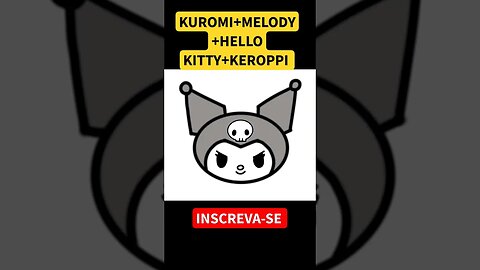 COMO DESENHAR KUROMI+MELODY+HELLO KITTY+KEROPPI #shorts #hellokitty