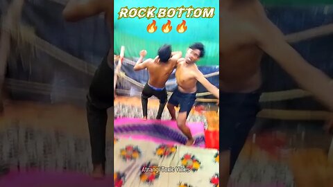 WWE The Rock Bottom 🤯 #shorts #wrestling #therock #wwemoves