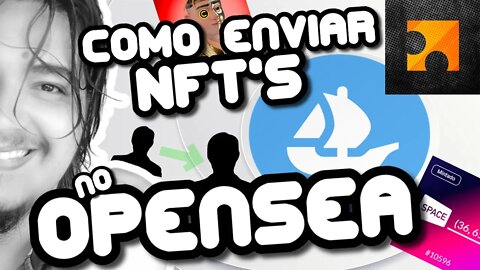 Como enviar um NFT no OpenSea para outro usuário PFP NFT / COLLECTIONS - Tutorial subtitled