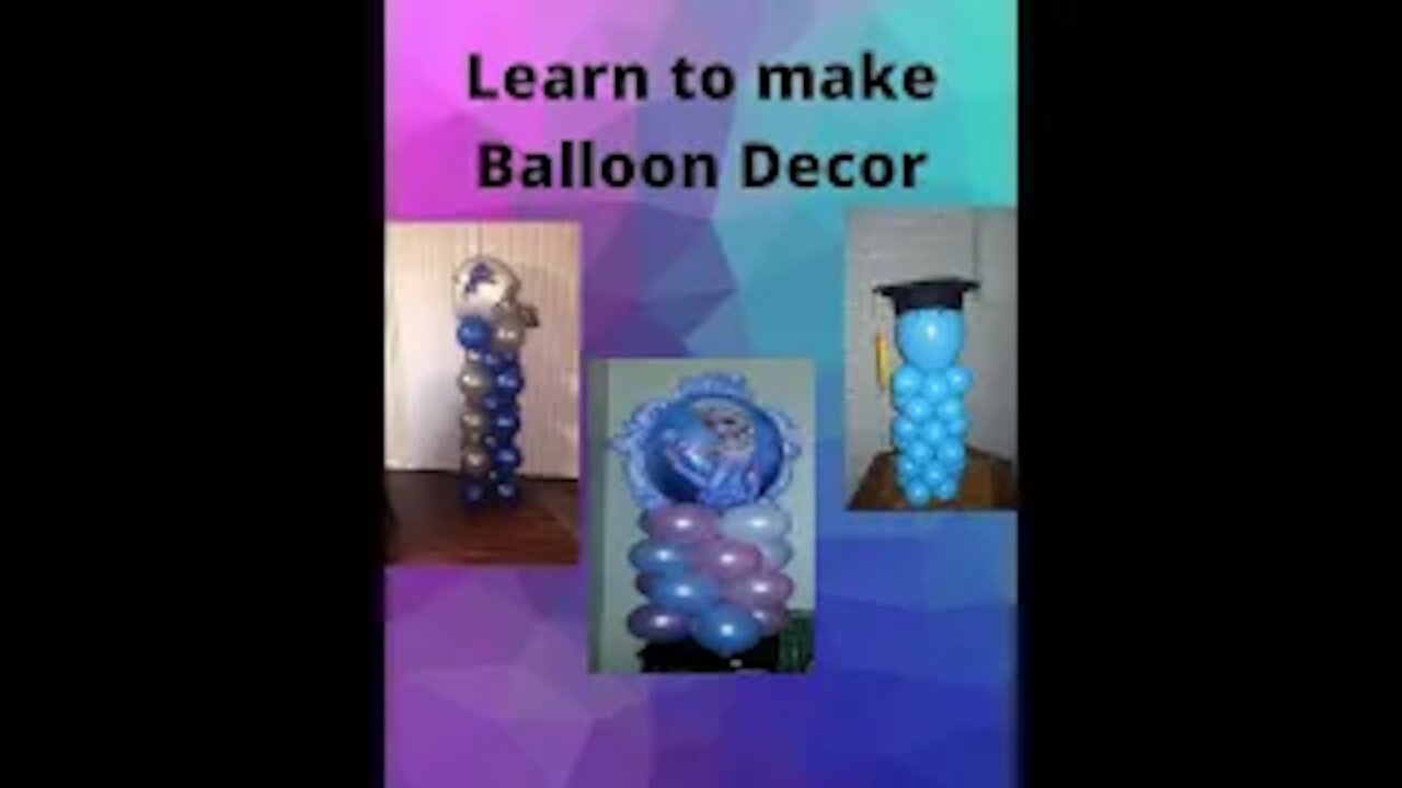 DIY HOW TO MAKE YOUR OWN BALLOON COLUMN