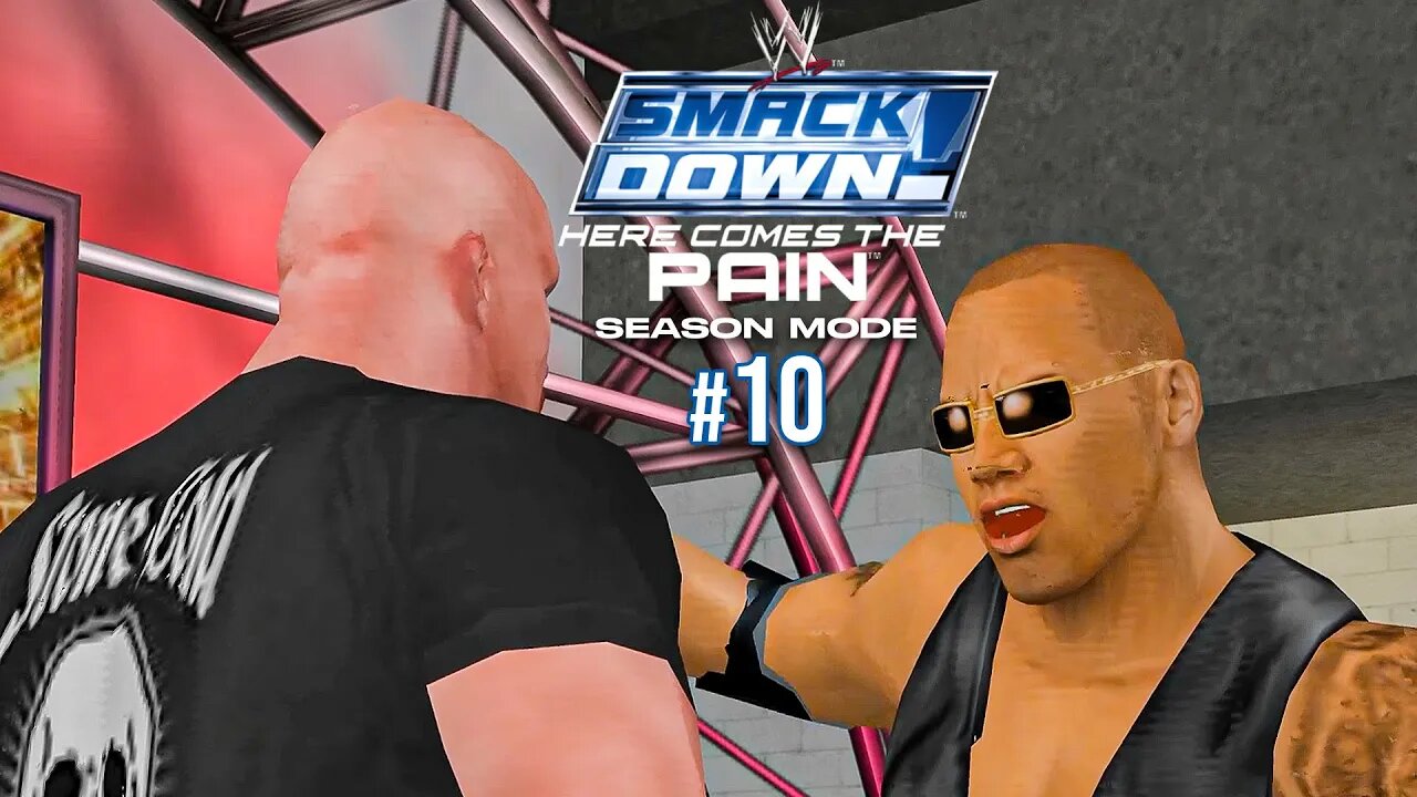 WWE Smackdown: Here Comes The Pain Season Mode Ep 10 - THE ROCK AMD STONE COLD!!