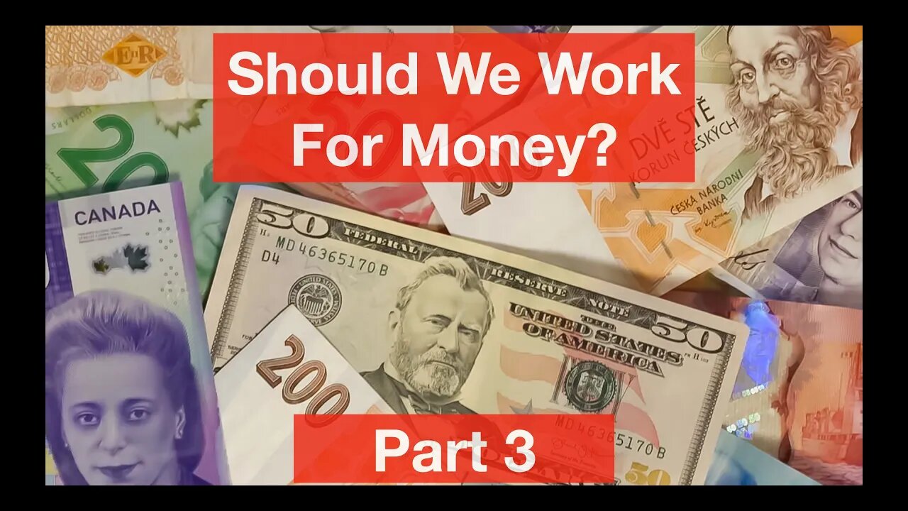 IS MONEY YOUR IDOL? | Should We WORK For Money?