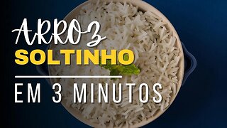 COMO FAZER ARROZ?