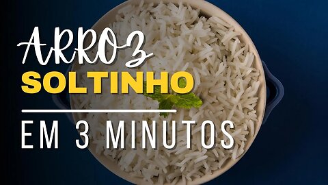 COMO FAZER ARROZ?