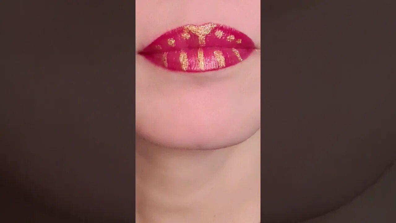 Lip Makeup Tutorial Lip Art Glitter Bl#makeup #shorts #shorts #viral #shortvideo #lipswatches #grwm