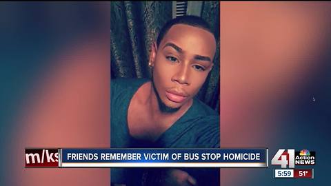 Friends remember victim of bus stop homicide