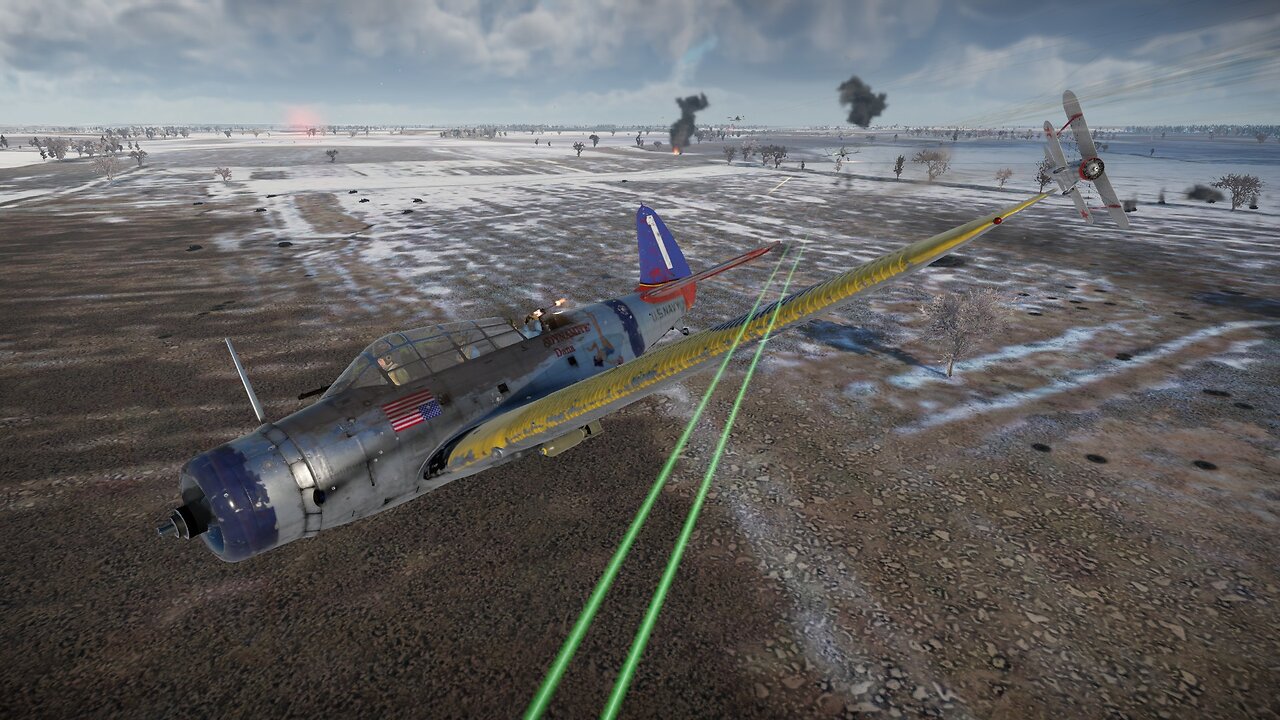 War Thunder - The Immortal TBD-1 DEMO, Thunderer + 4 Kills, 0 Deaths