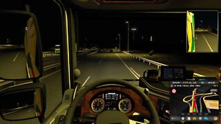 Eurotrucksimulator 2. Mit dem LKW durch Europa Auf der Pro Mod mit guter Musik.