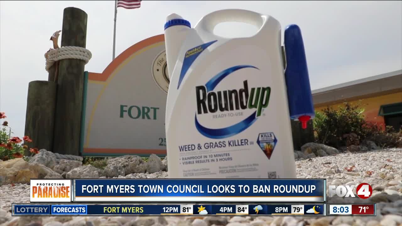 Fort Myers Beach Town Council looks to ban Roundup