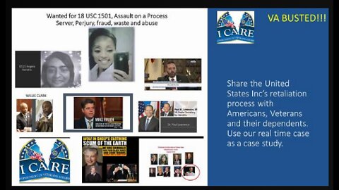 UNITED STATES INC's CORRUPT CORPORATION BUSTED AGAIN. USE OUR REAL TIME CASE AGAINST THE DEEP STATE!