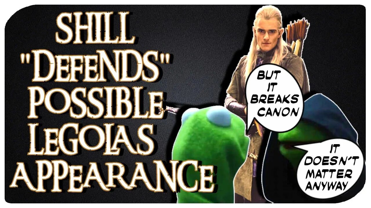 ROP Shill "DEFENDS" Potential S2 Legolas Appearance, FAILS