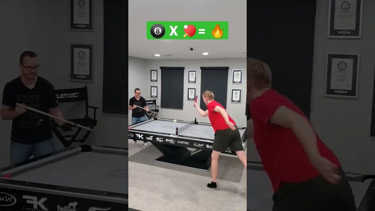 @VenomTrickshotsOfficial X @Pongfinity = 🔥🔥 #shorts #8ballpool