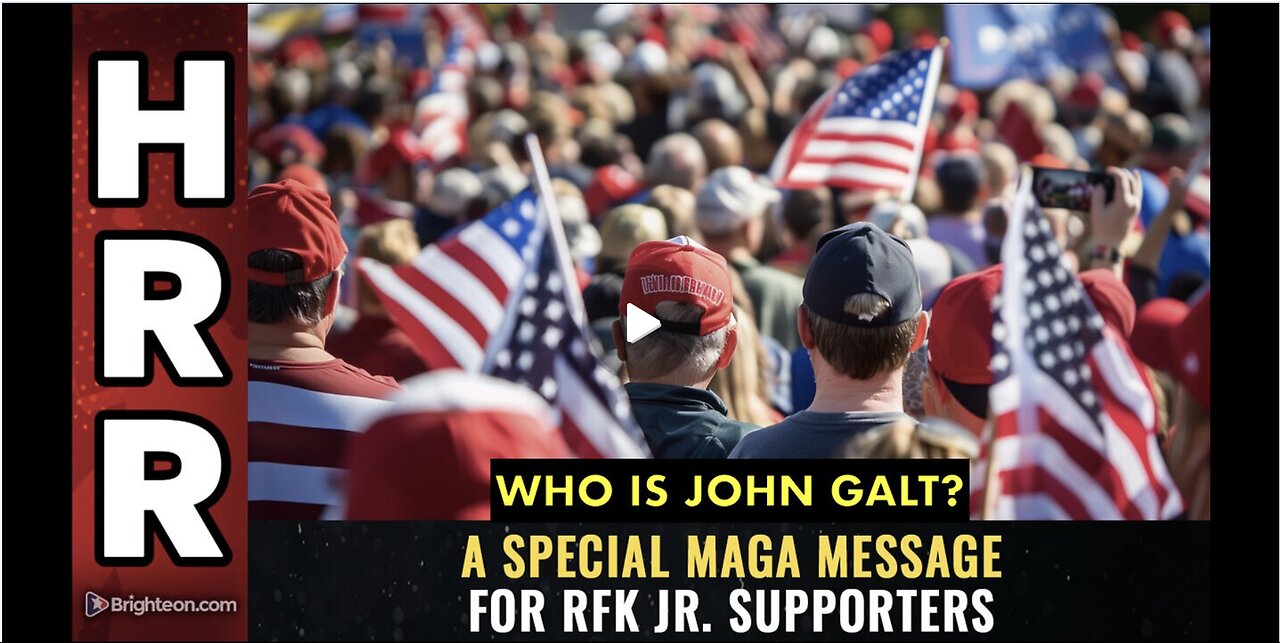 HEALTH RANGER Mike Adams W/ A special MAGA MESSAGE for RFK Jr. supporters. TY JGANON, SGANON