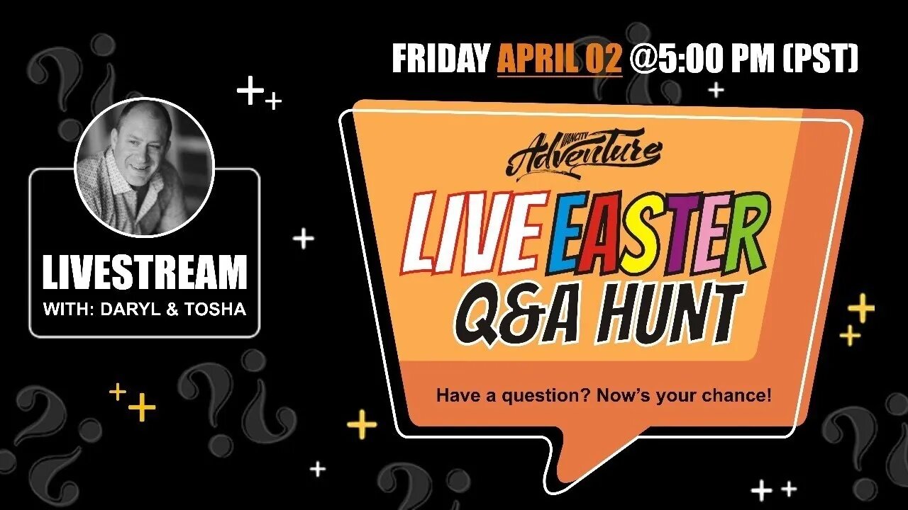 Vancity Adventure Easter Egg Hunt Live! April 02 - LIVE Easter Q&A Hunt