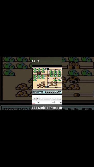 SMB3 over world 1 theme