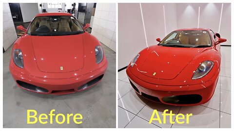 Ferrari F430 A Presivation Detail + Touchup Paint