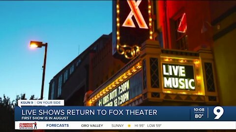 Fox Theatre announces return of live shows, 2021 concert lineup revealed