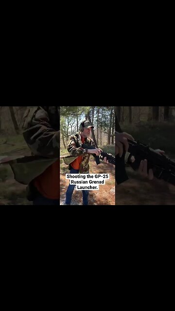 Shooting the Russian GP-25 grenade launcher.