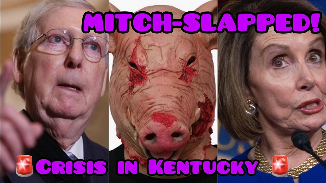 Vandals Mitch Slap McConnel's property over stimulus (Allegedly)