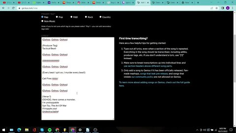 How To Add Lyrics on Genius - Your own song + 2022