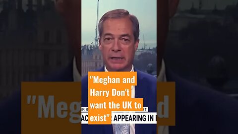 Nigel FIGHTS Back Against MEGHAN And Harry