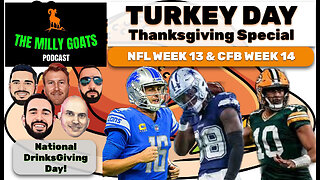 Thanksgiving Football Extravaganza, NFL Week 13 Preview, & College Football Playoffs