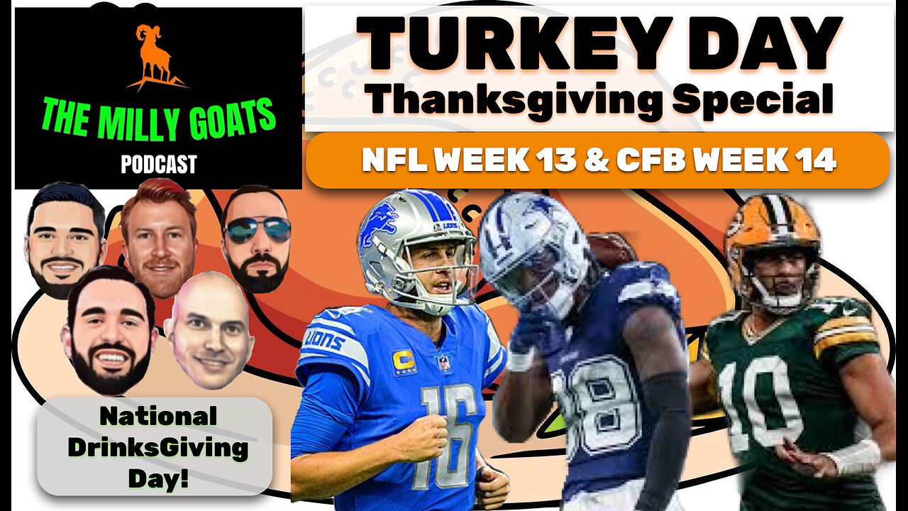 Thanksgiving Football Extravaganza, NFL Week 13 Preview, & College Football Playoffs