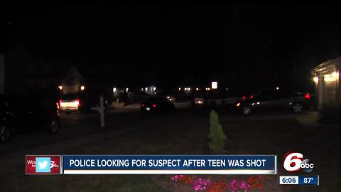 Teen shot in Hancock County, suspect still on the run