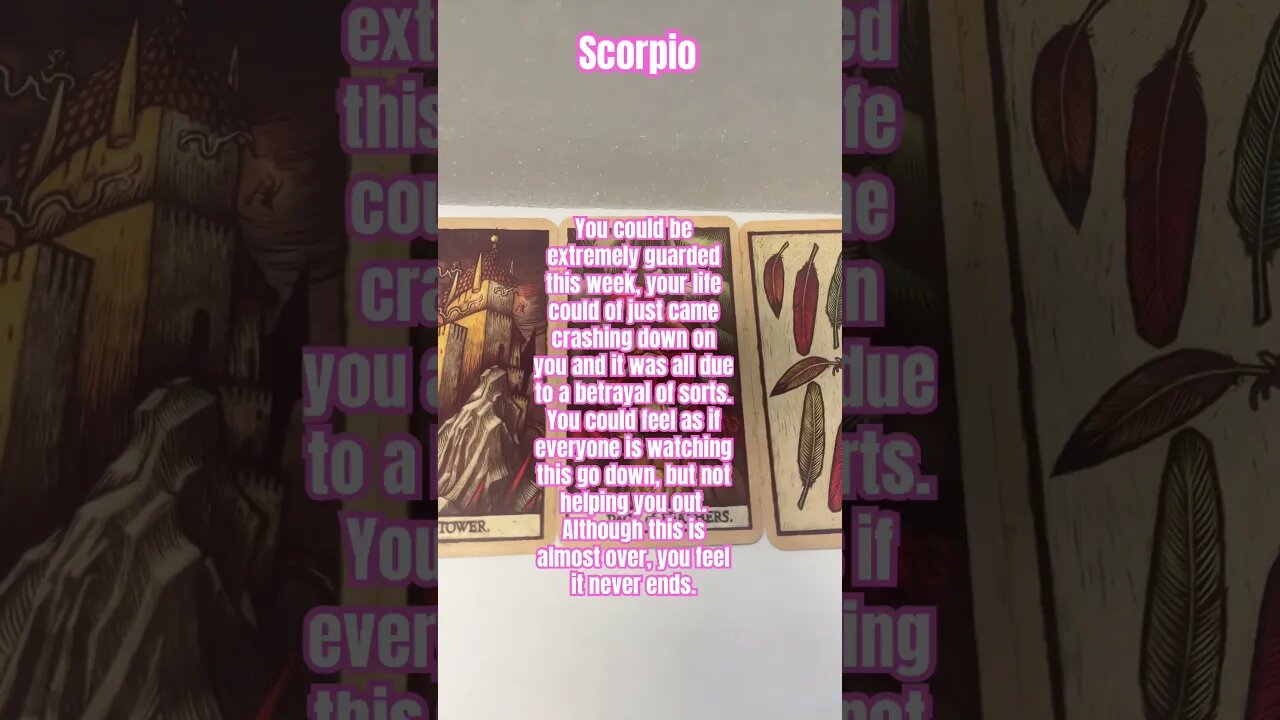 Scorpio Weekly Tarot-scope#scorpio horoscope #scorpio tarot