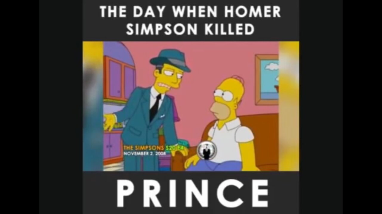 'PREDICTIVE PROGRAMMING! SIMPSONS PREDICT PRINCE'S DEATH!' - 2016