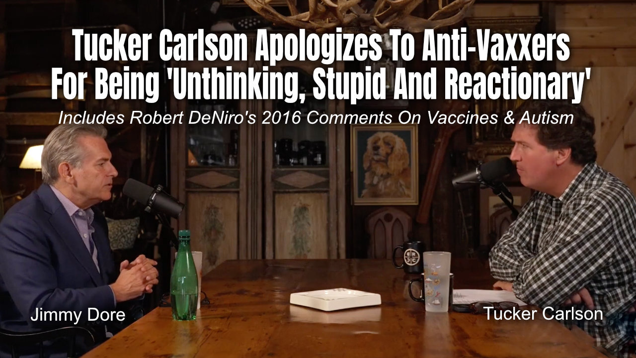 Tucker Carlson Apologizes To Anti-Vaxxers For Being 'Unthinking, Stupid And Reactionary'