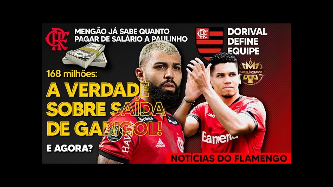 168 MILHÕES: A VERDADE SOBRE SAÍDA DE GABIGOL! FLAMENGO JÁ SABE QUANTO PAGAR A ATACANTE DA EUROPA E+