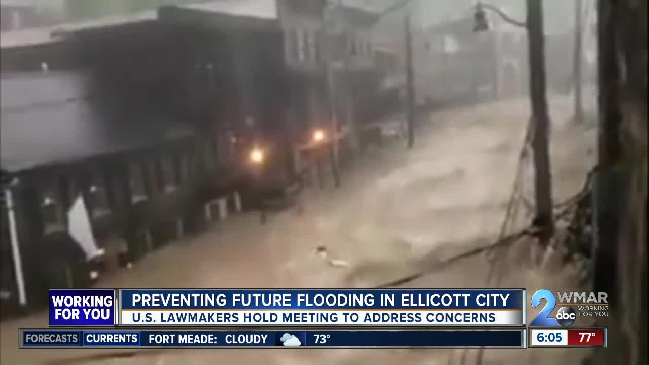 U.S. Senators hold meeting about next steps for Ellicott City after back to back catastrophic floods