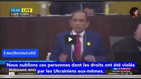 Discours magistral du député Shaik Emamà au Cap, à l'Assembl
