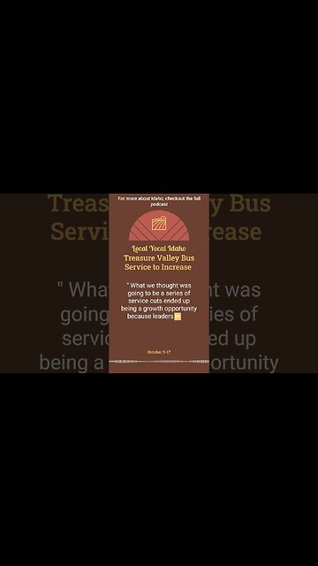 Treasure Valley Bus Service to Increase by 14%