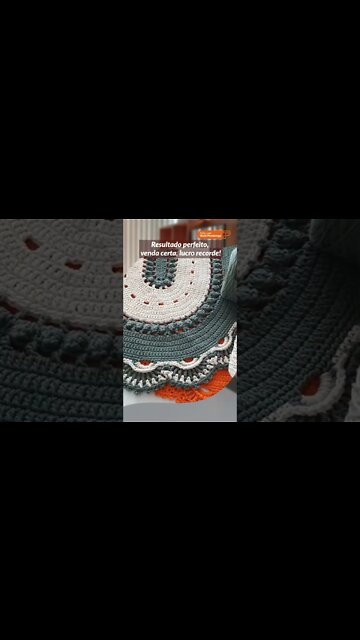 Tapete oval RUSSO em crochê passo a passo | 👇🏼Vídeo completo no link abaixo