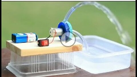 Make a Water Pump from Motor at Home | Awesome Ideas