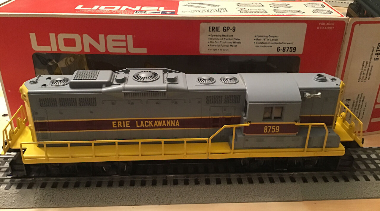 Lionel 6-8759 Erie Lackawanna GP-9 Diesel