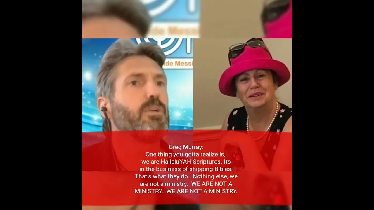 "WE ARE NOT A MINISTRY" Says the HalleluYAH Scriptures