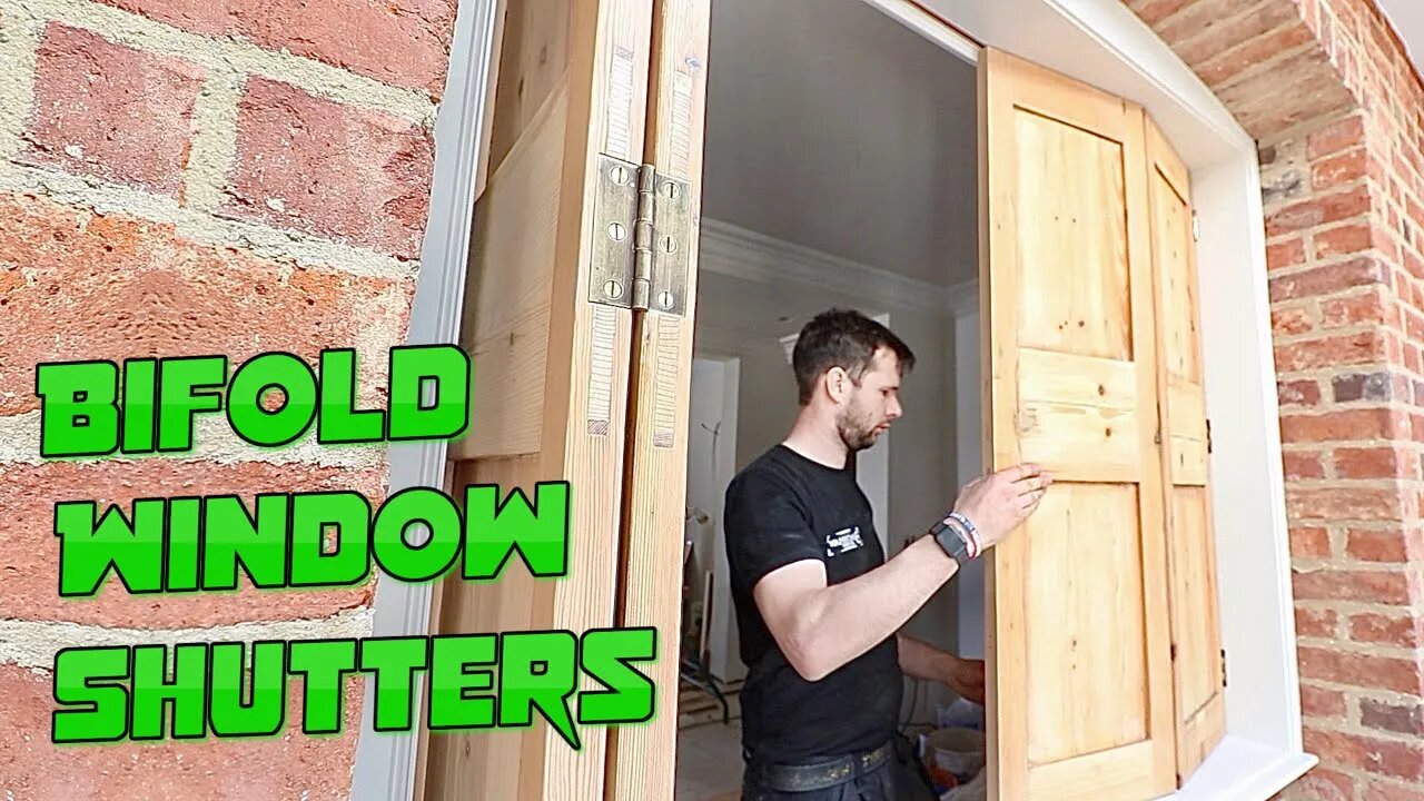 Antique Pine Bi-folding Window Shutters - Part 1 Making the Frame